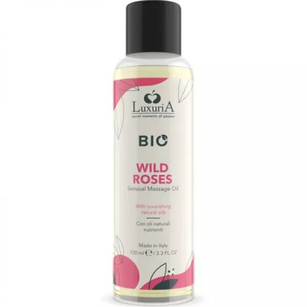 INTIMATELINE LUXURIA - HUILE DE MASSAGE BIO ROSES SAUVAGES 100 ML