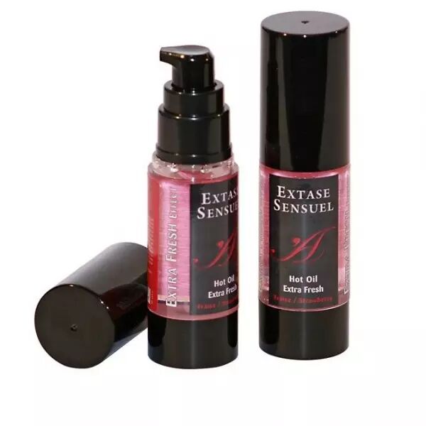 EXTASE SENSUAL - HUILE DE MASSAGE EFFET FRAISE EXTRA FRA�CHE 30 ML