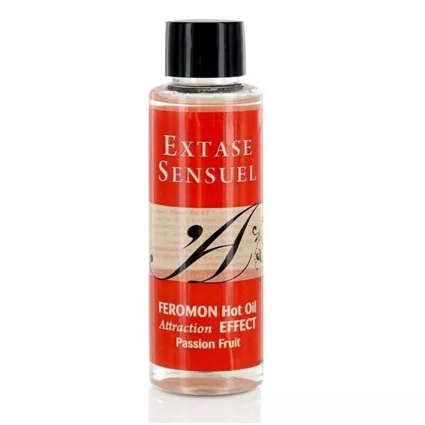 EXTASE SENSUAL - HUILE DE MASSAGE EFFET THERMIQUE AUX PH�ROMONES DE FRUITS DE LA PASSION 100 ML