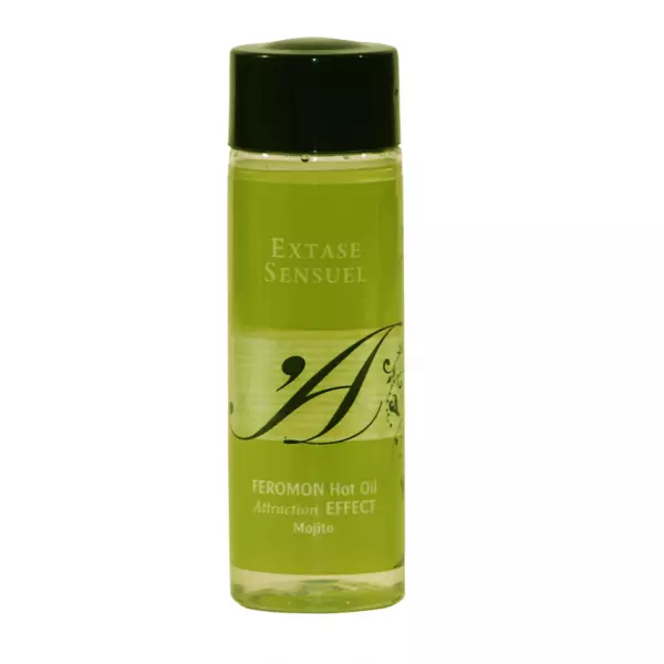 EXTASE SENSUAL - HUILE DE MASSAGE EFFET THERMIQUE AUX PH�ROMONES DE MOJITO 100 ML