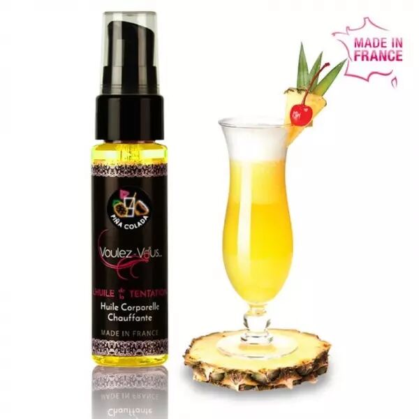 VOULEZ-VOUS - HUILE CORPORELLE R�CHAUFFANTE - PI�A COLADA 35 ML