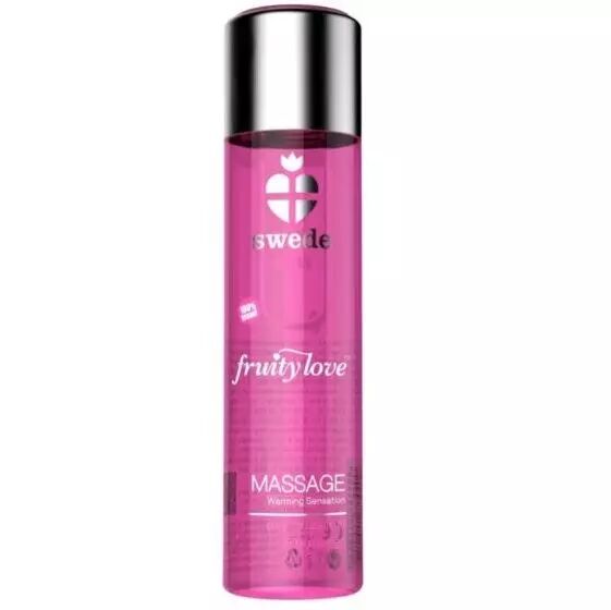 SWEDE - FRUITY LOVE EFFET CHAUFFANT HUILE DE MASSAGE PAMPLEMOUSSE ROSE � LA MANGUE 60 ML