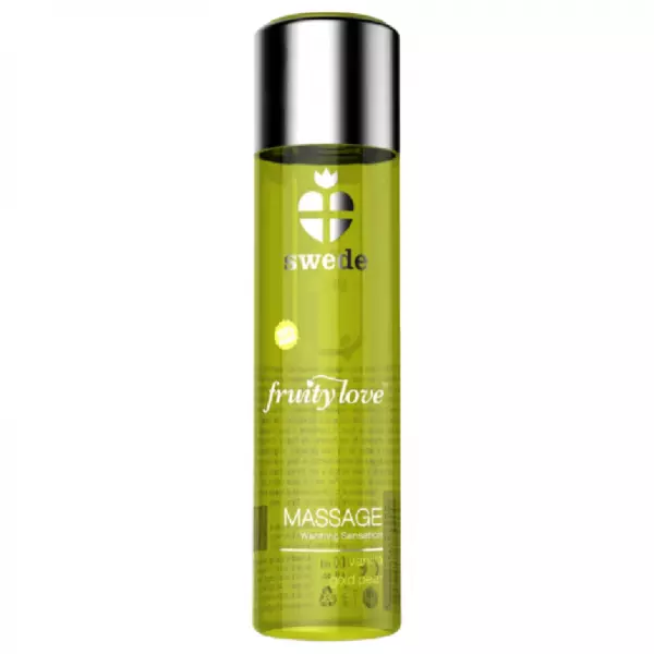 SWEDE - FRUITY LOVE EFFET R�CHAUFFANT HUILE DE MASSAGE VANILLE ET POIRE D'OR 120 ML