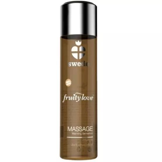 SWEDE - FRUITY LOVE EFFET CHAUFFANT HUILE DE MASSAGE CHOCOLAT NOIR INTENSE 60 ML