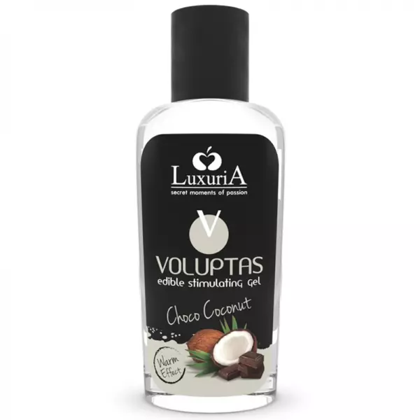 INTIMATELINE LUXURIA - VOLUPTAS GEL DE MASSAGE COMESTIBLE EFFET CHAUFFANT - NOIX DE COCO ET CR�ME 100 ML