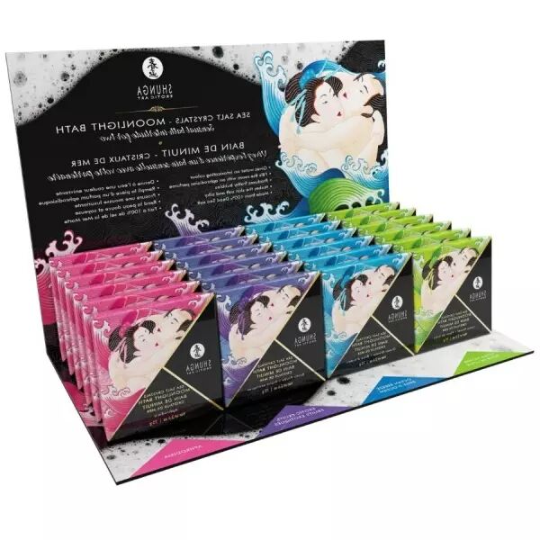 SHUNGA - PR�SENTOIR BAIN DAMOUR + 24 UNIT�S
