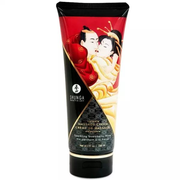 SHUNGA - CR�ME DE MASSAGE FRAISE ET CAVA 200 ML