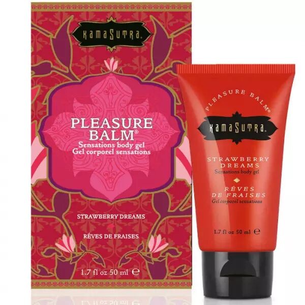 KAMASUTRA - BAUME DE PLAISIR STIMULANT SAVEUR R�VES DE FRAISE 50ML