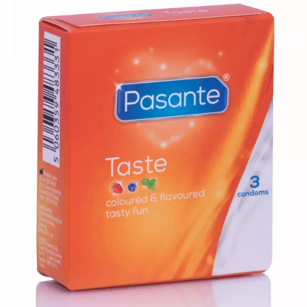 PASANTE - PR�SERVATIFS SAVEURS 3 UNIT�S