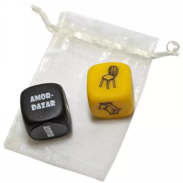 DIABLO PICANTE - SAC DE JEU AVEC D�S SADO 3 MM x 3 MM + ARTICLE D�S