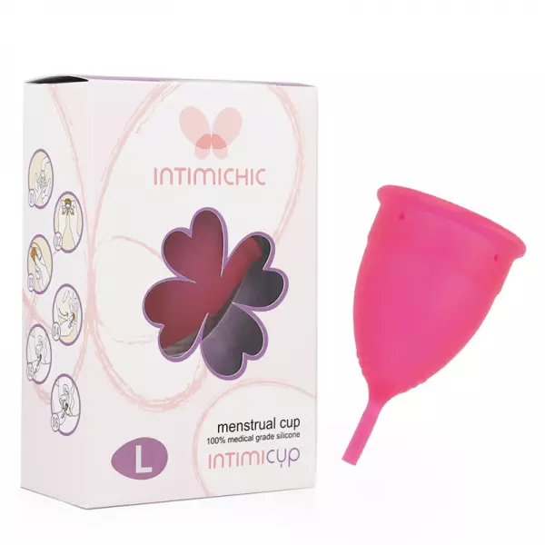 INTIMICHIC - COUPE MENSTRUELLE EN SILICONE DE QUALIT� M�DICALE TAILLE L