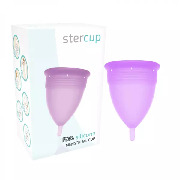 STERCUP - COUPE MENSTRUELLE EN SILICONE FDA TAILLE S LILAS