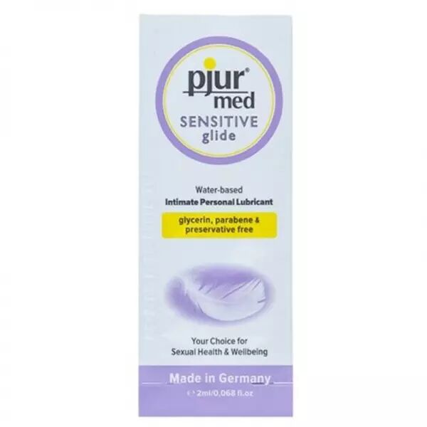 PJUR - MED LUBRIFIANT  BASE EAU SENSITIVE GLIDE 2 ML