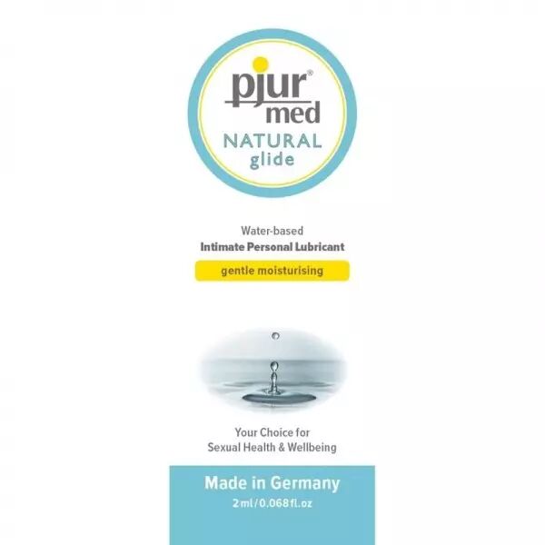 PJUR - MED LUBRIFIANT NATUREL  BASE EAU 2 ML