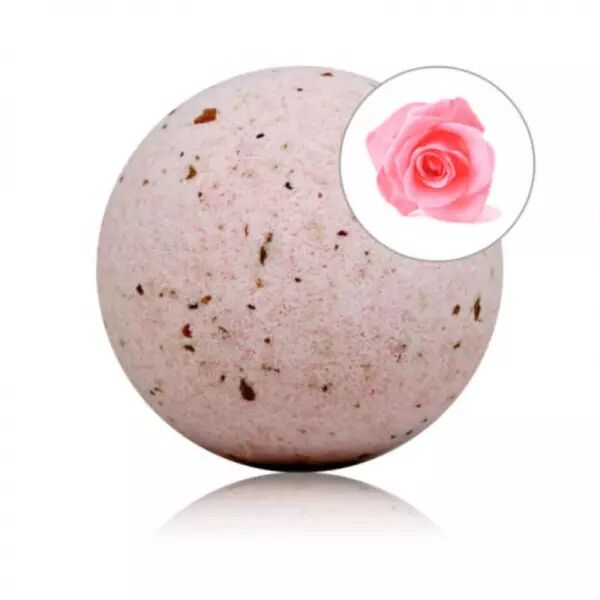 TALOKA - BOMBE DE BAIN PARFUM�E AUX ROSES AUX P�TALES DE ROSE