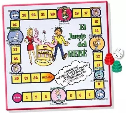 INEDIT - LE JEU LE B�B� (MEASURE: 33.5 X 33.5CM)