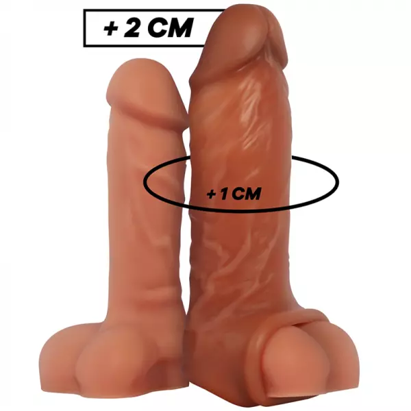 VIRILXL - EXTENSION DE P�NIS EN SILICONE LIQUIDE V7 MARRON