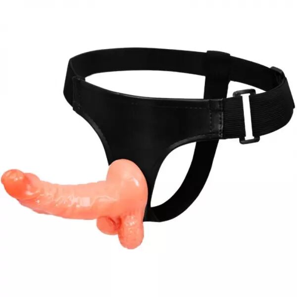 BAILE - HARNAIS AVEC P�NIS R�ALISTE ET CULOTTE R�GLABLE ULTRA PASSIONN�E 15.5 CM
