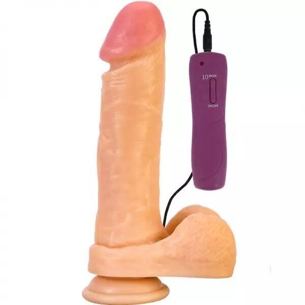 ALIVE - VIBRATEUR P�NIS R�ALISTE BRUNO 22 CM