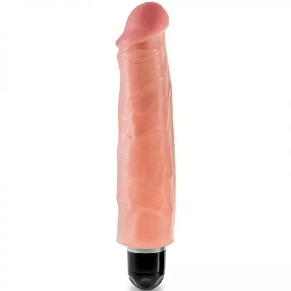 KING COCK - VIBRATEUR RIGIDE R�ALISTE 17.8 CM NATUREL