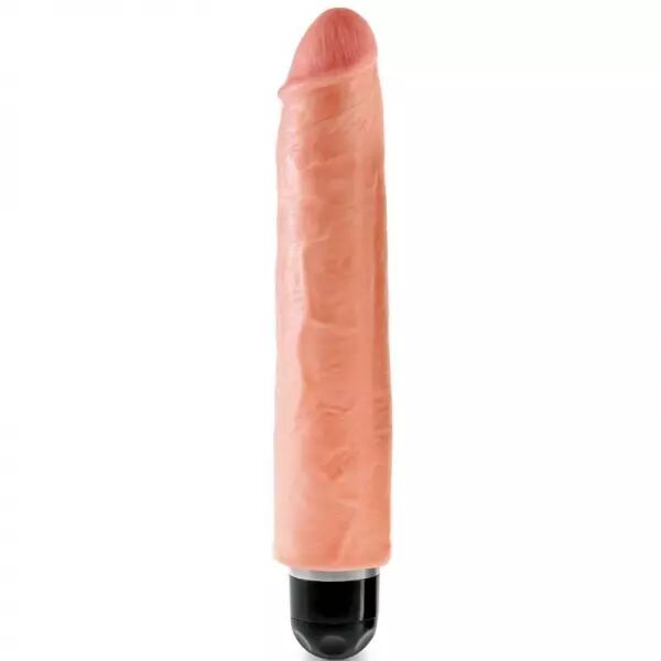 KING COCK - VIBRATEUR RIGIDE R�ALISTE 25.4 CM NATUREL