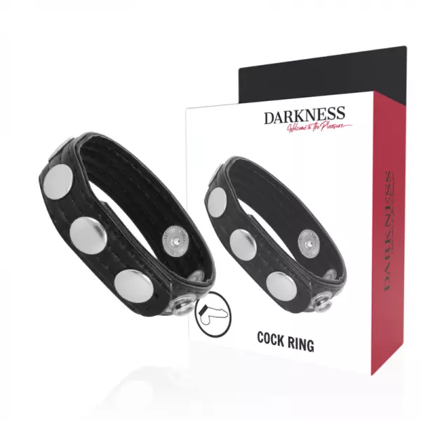 DARKNESS - ANNEAU D�RECTION EN CUIR
