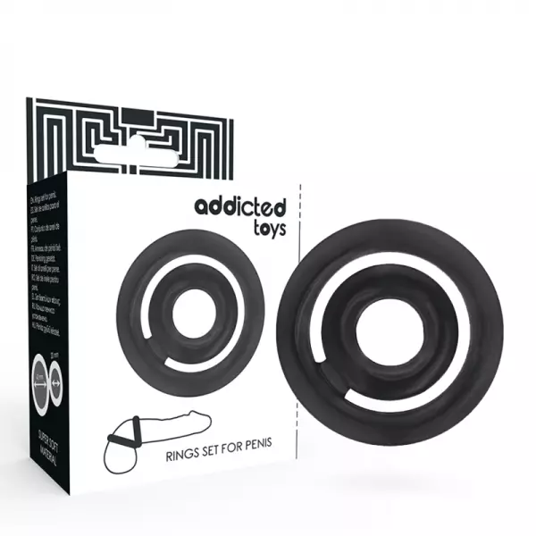 ADDICTED TOYS - POTENZ- C-RING P�NIS NOIR