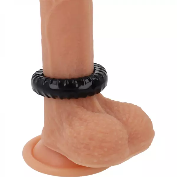 POWERING - ANNEAU P�NIS SUPER FLEXIBLE ET R�SISTANT 4,5CM PR07 NOIR