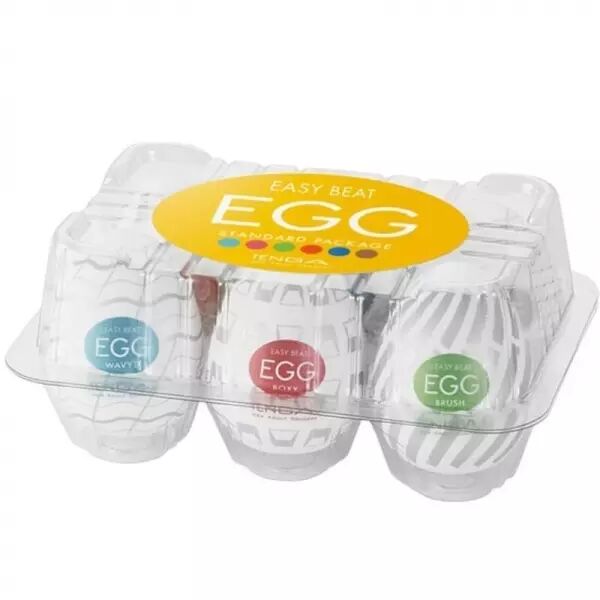 TENGA - PACK OEUFS MASTURBATEUR EASY BEAT 6 UNIT�S