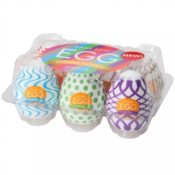 TENGA - WONDER EGG MASTURBADORE PACK 6 UNIT�S