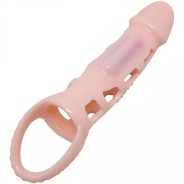 PRETTY LOVE - HOUSSE DEXTENSION DE P�NIS HARRISON AVEC VIBRATION ET SANGLE 13.5 CM