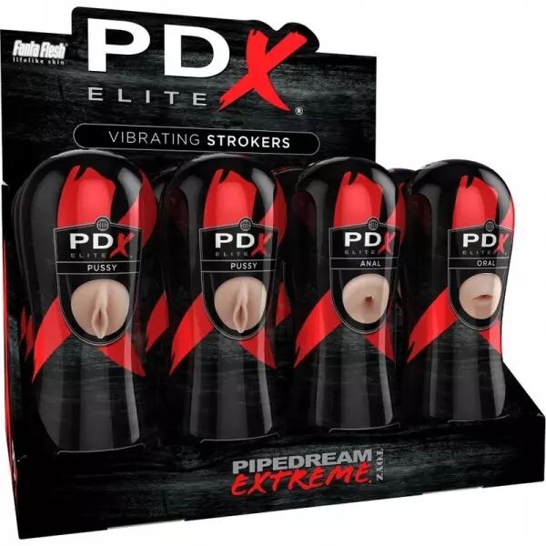 PDX ELITE - ENSEMBLE DE COUREURS 12 UNIT�S: 6X VAGIN, 3X ANO, 3X BOUCHE