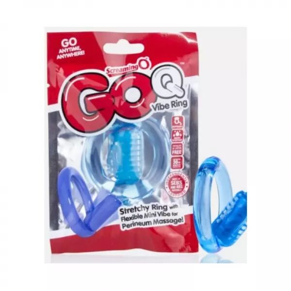 SCREAMING O - ANNEAU P�NIEN VIBREUR GO Q VIBE TRANSPARENT