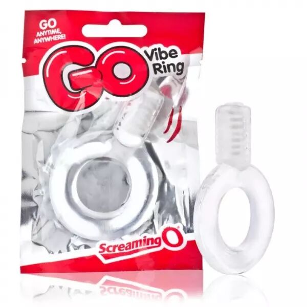 SCREAMING O - ANNEAU P�NIEN VIBREUR GO TRANSPARENT