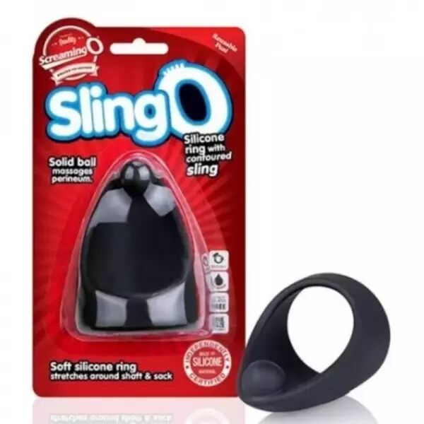 SCREAMING O - ANNEAU P�NIEN SLINGO NOIR