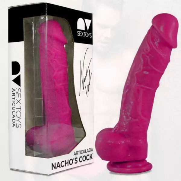 NACHO VIDAL - NACHO VIDAL P�NIS ARTICUL� PLICA 24CM ROSE