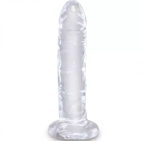 KING COCK - CLEAR P�NIS R�ALISTE 15.5 CM TRANSPARENT