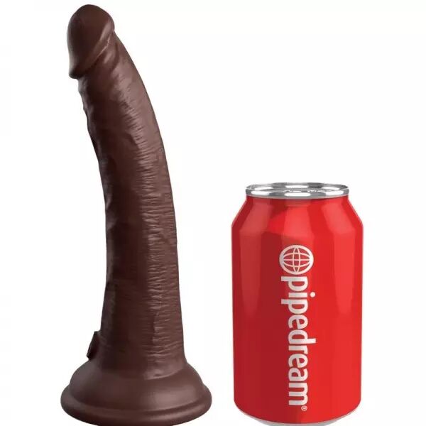 KING COCK - ELITE GODE R�ALISTE EN SILICONE 17.8 CM MARRON