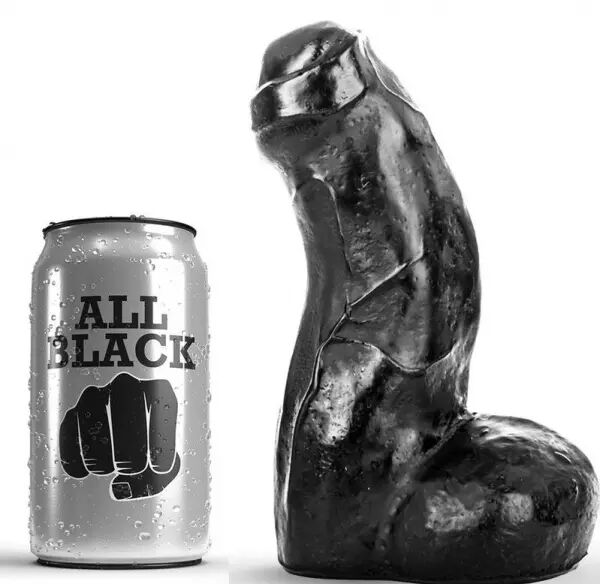 ALL BLACK - DONG R�ALISTE NOIR 17 CM