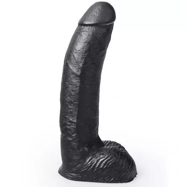 HUNG SYSTEM - GODE R�ALISTE COULEUR NOIR GEORGE 22 CM