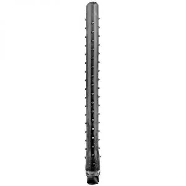 ALL BLACK - DOUCHE ANAL RID�E EN SILICONE 27 CM