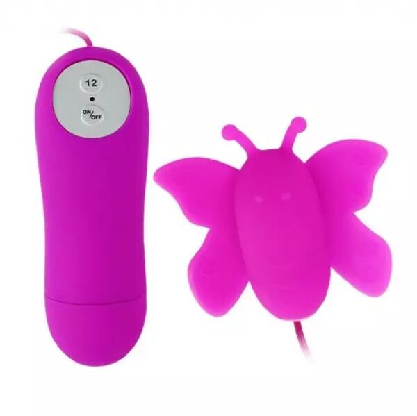 BAILE - LOVE EGGS STIMULATEUR DE CLITORIS PAPILLON 12 VITESSES T�L�COMMANDE LILAS