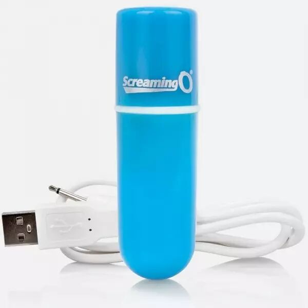 SCREAMING O - BALA VIBREURA RECHARGEABLE VOOOM BLEU