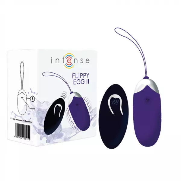INTENSE - OEUF VIBRANT FLIPPY II AVEC T�L�COMMANDE VIOLET