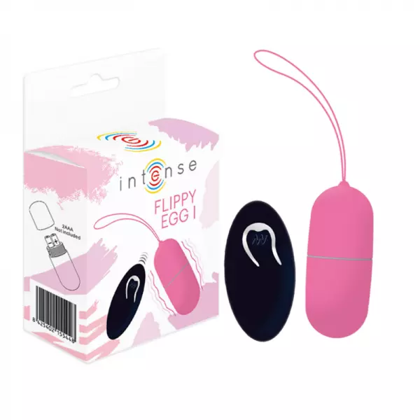 INTENSE - OEUF VIBRANT FLIPPY I AVEC T�L�COMMANDE ROSE