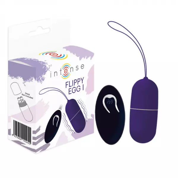INTENSE - OEUF VIBRANT FLIPPY I AVEC T�L�COMMANDE VIOLET