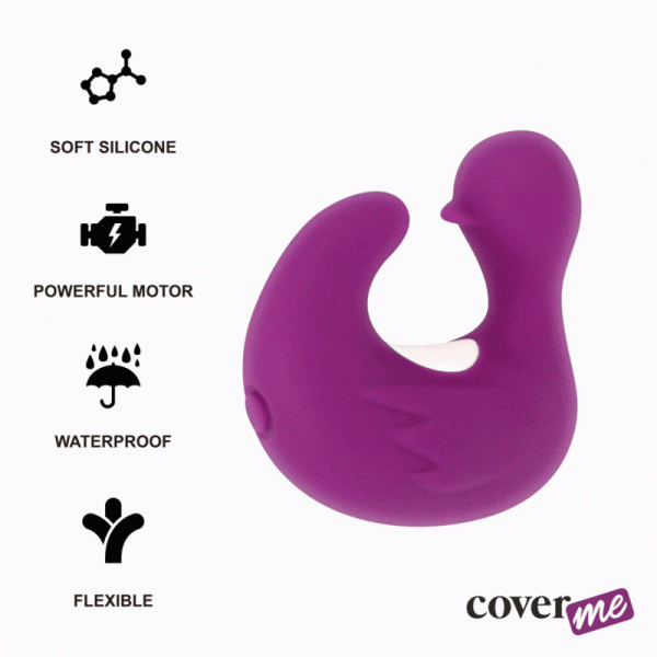 COVERME - D� � D�S � CANARD RECHARGEABLE EN SILICONE STIMULANT DUCKYMANIA