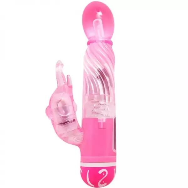 BAILE - VIBRATEUR MULTIVITESSES AVEC STIMULATEUR ROSE