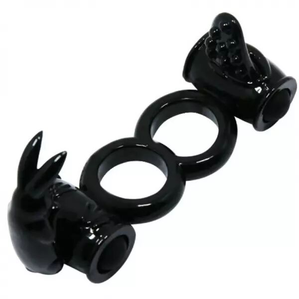BAILE - SWEET RING DOUBLE ANNEAU AVEC DOUBLE LAPIN