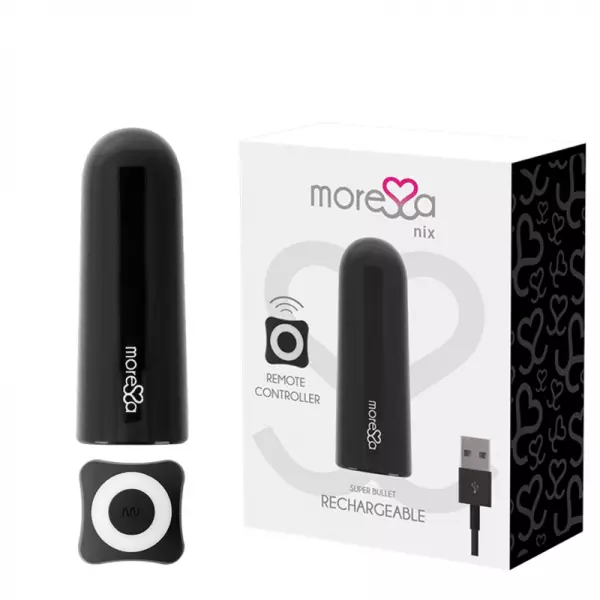 MORESSA - NIX VIBRATEUR T�L�COMMANDE NOIR